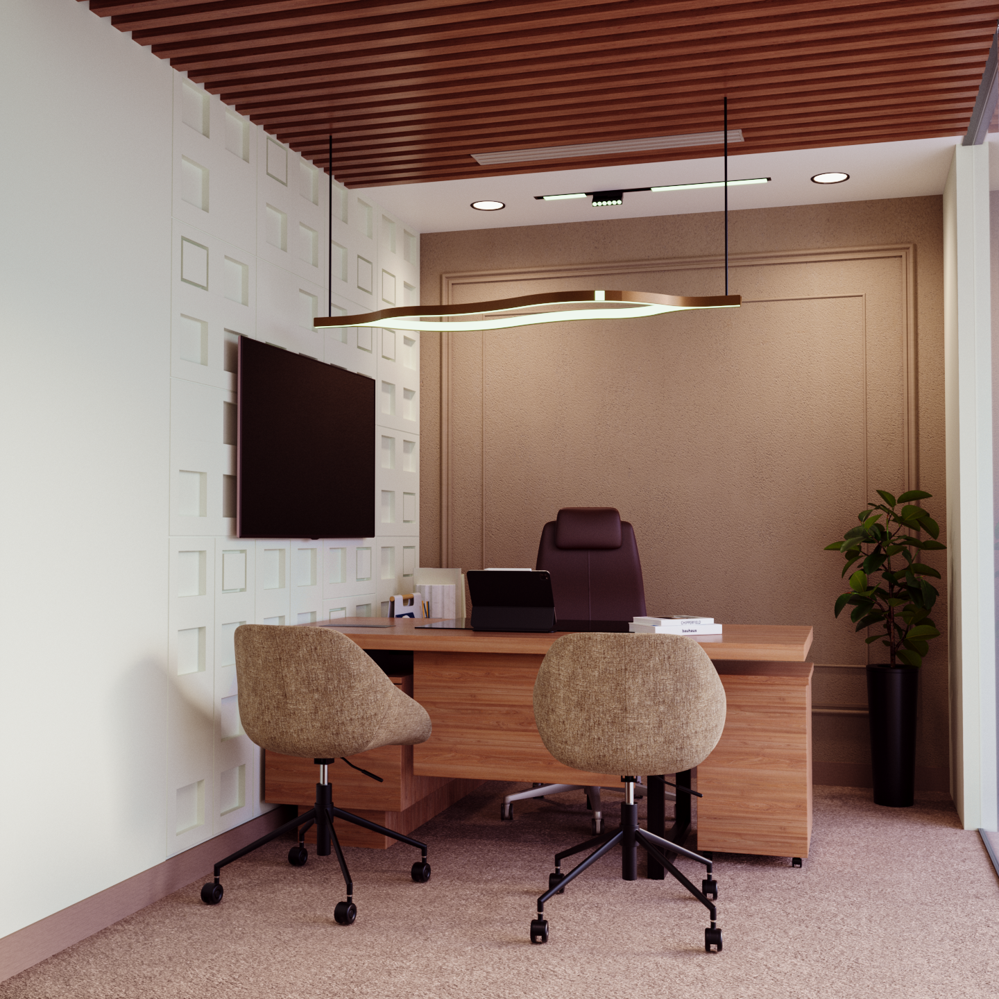 The Quant Office interior